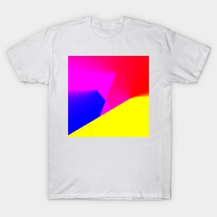Colorful rainbow abstract art design T-Shirt